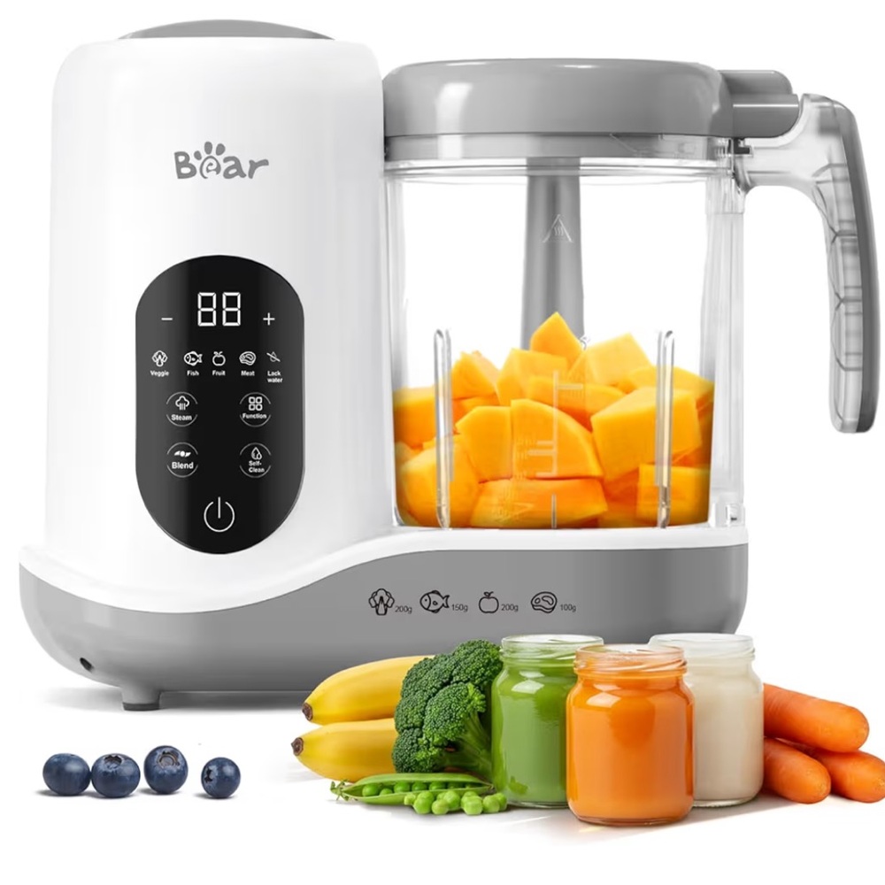 White and Gray Baby Food Maker